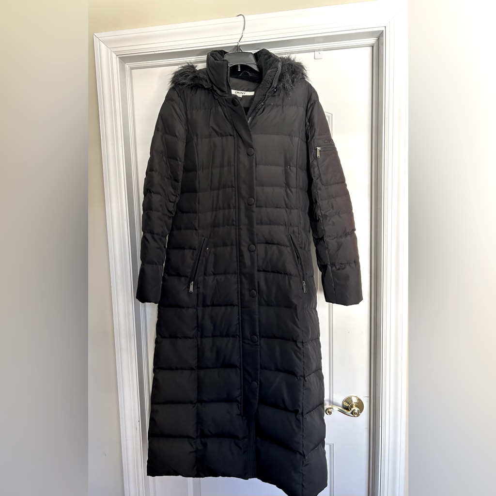 Dkny Extra Long Down Jacket